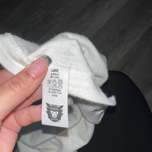 Human Made Yellow Heart Tee Large - Picture 4 of 8